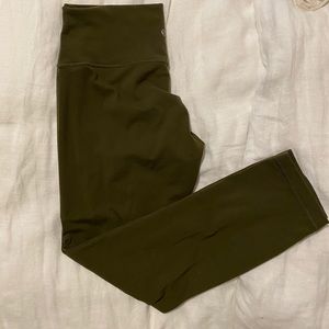 Olive green wunder unders lululemon
